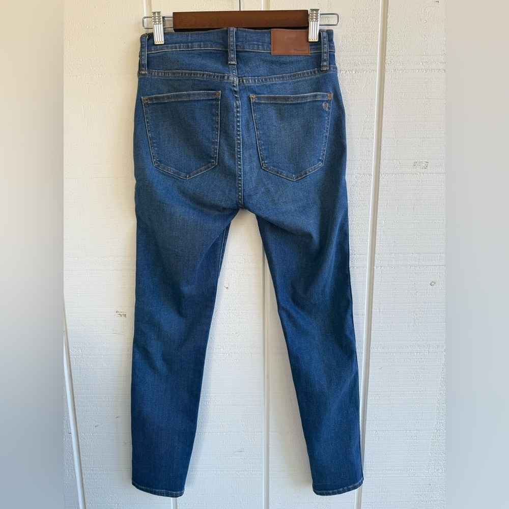 Madewell Women's 9IN High Rise Skinny Medium Wash Jeans Size 26S - Picture 8 of 8